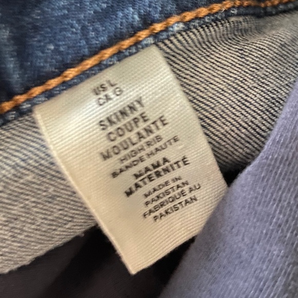 NWOT H&M mama maternity skinny jeans size LARGE - Picture 5 of 5